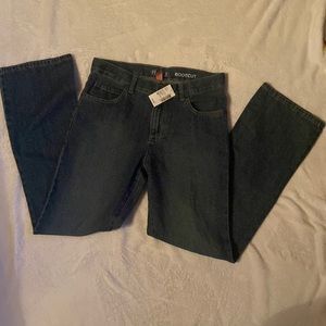 NWT The CHILDREN’S PLACE Size 14 Boot Cut Medium Indigo Jeans Adjustable Waist